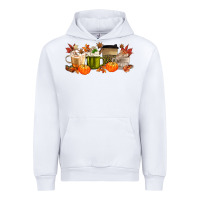 White pumpkin spice Urban Hoodie - MaliasSmallBusiness