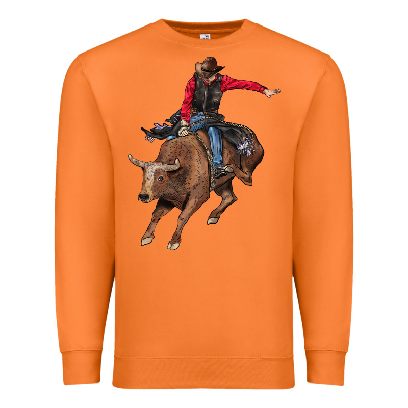 Western Cowboy Premium Sweatshirt by AdoDesignShop | Teevron