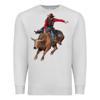 Dove Grey western cowboy Premium Sweatshirt - AdoDesignShop