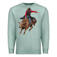 Seafoam western cowboy Premium Sweatshirt - AdoDesignShop