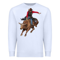White western cowboy Premium Sweatshirt - AdoDesignShop