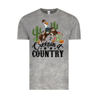 Cloud Rock creepin it country rodeo Vintage Tee - MaliasSmallBusiness