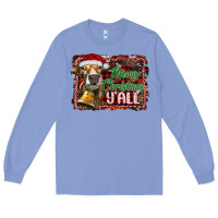 Colony Blue merry christmas y'all Long Sleeve Tee - RanaPortraitStore