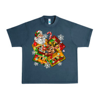 Midnight Navy christmas cassette tapes Urban Heavy Tee - Zillion Design Studio