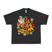 Pigment Black christmas cassette tapes Urban Heavy Tee - Zillion Design Studio