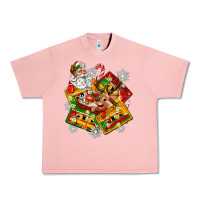 Salmon christmas cassette tapes Urban Heavy Tee - Zillion Design Studio