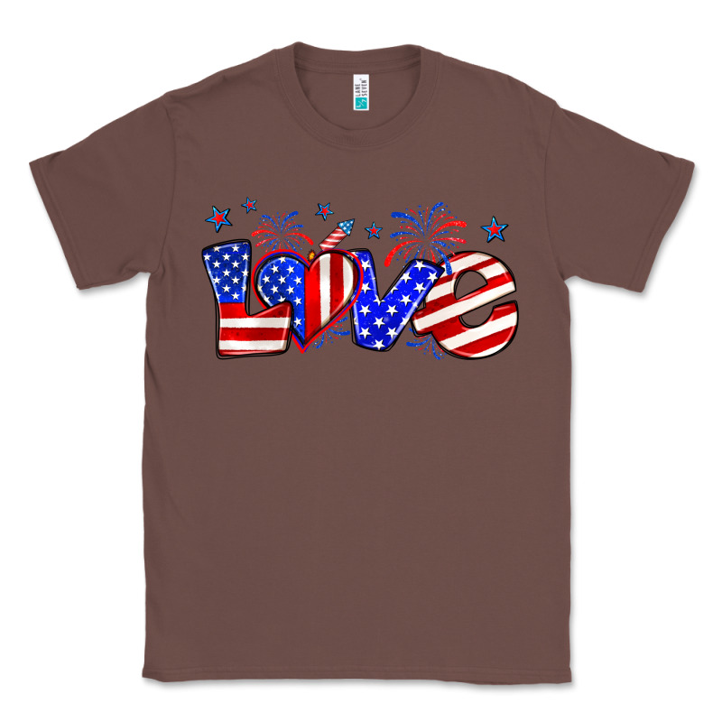 Love 4th Of July Classic Tee by Zillion Design Studio | Teevron