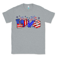 Heather Grey love 4th of july Classic Tee - Zillion Design Studio