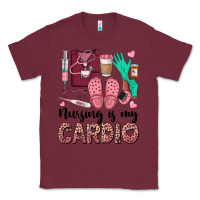 Burgundy nursing is my cardio Classic Tee - BarkalooDesign