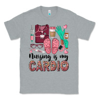 Heather Grey nursing is my cardio Classic Tee - BarkalooDesign