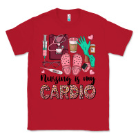 Red nursing is my cardio Classic Tee - BarkalooDesign