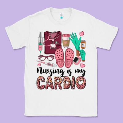 Nursing Is My Cardio Classic Tee Designed By Barkaloodesign
