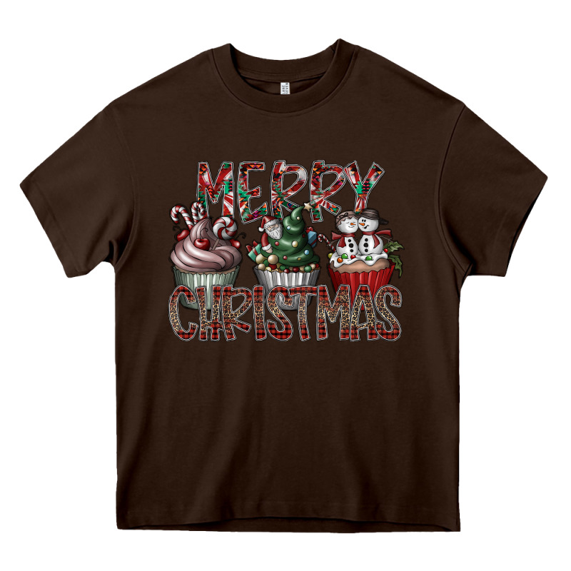 Merry Christmas Heavy Core Tee by CowhideDigitalArt | Teevron