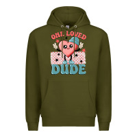 Army Green one loved dude Premium Hoodie - MaliasSmallBusiness