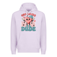 Lilac one loved dude Premium Hoodie - MaliasSmallBusiness