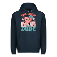 Navy one loved dude Premium Hoodie - MaliasSmallBusiness