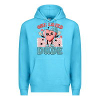 Ocean Blue one loved dude Premium Hoodie - MaliasSmallBusiness