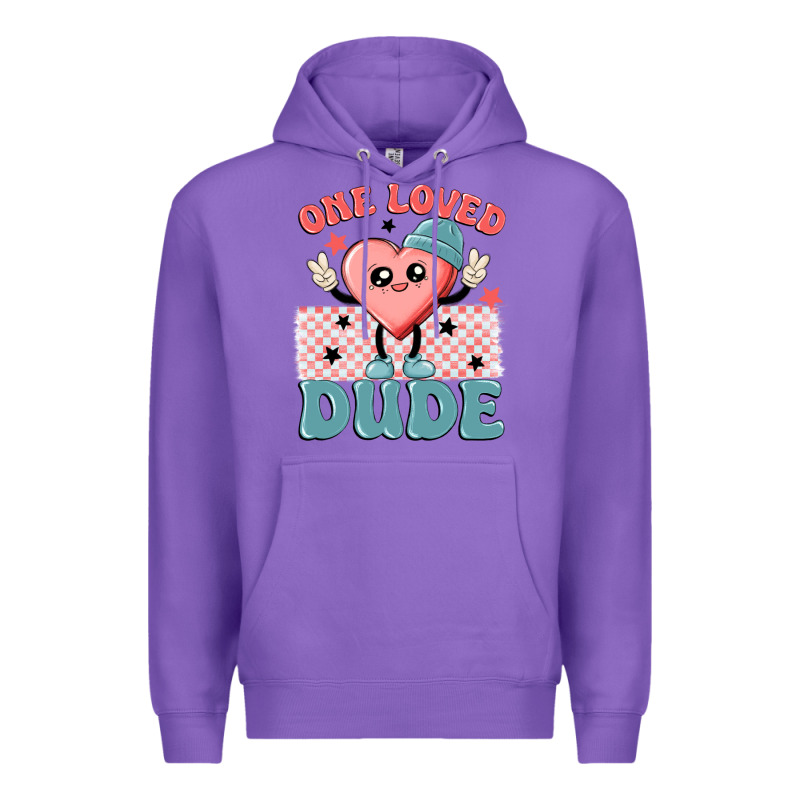 One Loved Dude Premium Hoodie by MaliasSmallBusiness | Teevron
