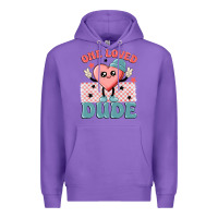 Purple one loved dude Premium Hoodie - MaliasSmallBusiness