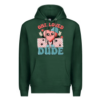 Sports Green one loved dude Premium Hoodie - MaliasSmallBusiness
