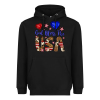 Black god bless the usa Heavyweight Hoodie - Artiststas
