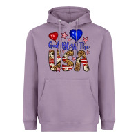 Lavender god bless the usa Heavyweight Hoodie - Artiststas