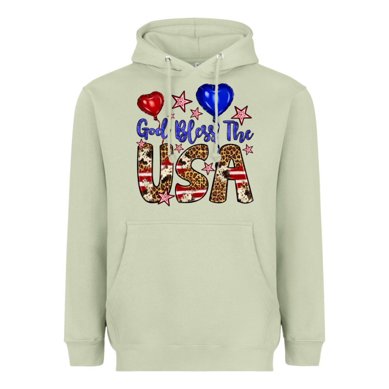 God Bless The Usa Heavyweight Hoodie by Artiststas | Teevron