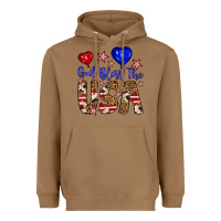 Toasted Coconut god bless the usa Heavyweight Hoodie - Artiststas