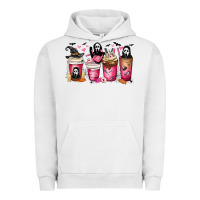Pigment Lunar Rock Scream Coffee Cups Urban Hoodie - MaliasSmallBusiness