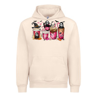 Sandshell Scream Coffee Cups Urban Hoodie - MaliasSmallBusiness