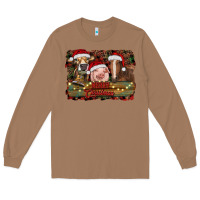 Toasted Coconut merry christmas farm animals Long Sleeve Tee - RanaPortraitStore