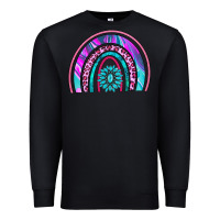 Black rainbow and gemstone Premium Sweatshirt - AdoDesignShop