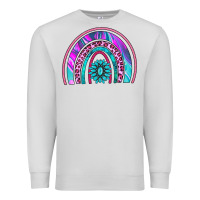 Dove Grey rainbow and gemstone Premium Sweatshirt - AdoDesignShop