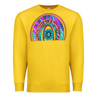 Lemon rainbow and gemstone Premium Sweatshirt - AdoDesignShop