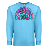 Ocean Blue rainbow and gemstone Premium Sweatshirt - AdoDesignShop