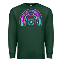 Sports Green rainbow and gemstone Premium Sweatshirt - AdoDesignShop
