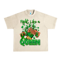 Sandshell green ribbon liver cancer afro girl sneakers Urban Heavy Tee - RanaPortraitStore