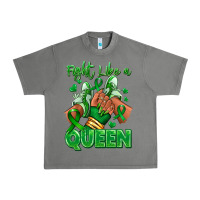 Tornado green ribbon liver cancer afro girl sneakers Urban Heavy Tee - RanaPortraitStore