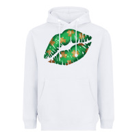 White St. Patrick's Day Lip Heavyweight Hoodie - Jasminsmagicworld