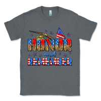 Charcoal Heather honor and remember Classic Tee - Zillion Design Studio