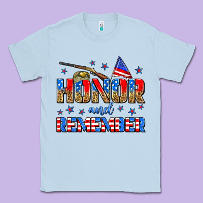 Honor And Remember Classic Tee Designed By Zillion Design Studio