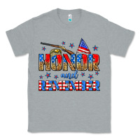 Heather Grey honor and remember Classic Tee - Zillion Design Studio