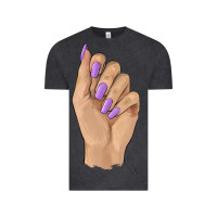 Vintage Black nail Vintage Tee - BarkalooDesign