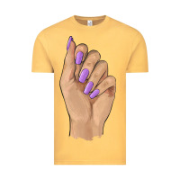 Vintage Mustard nail Vintage Tee - BarkalooDesign
