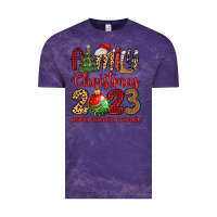 Cloud Purple family christmas 2023 making memories together Vintage Tee - MaliasSmallBusiness