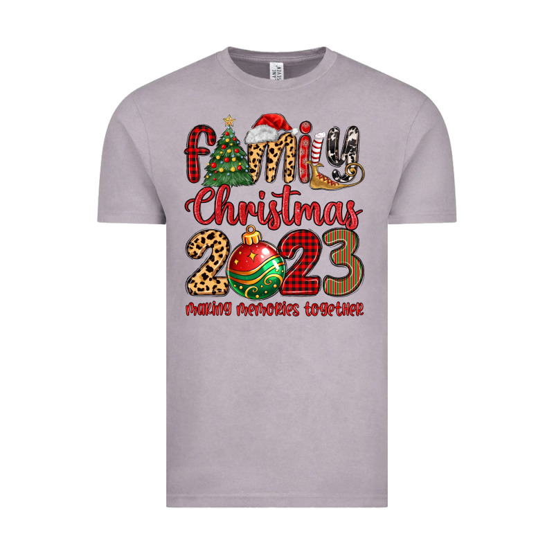 Family Christmas 2023 Making Memories Together Vintage Tee by MaliasSmallBusiness | Teevron