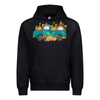 Black fall gnomes truck Urban Hoodie - MaliasSmallBusiness