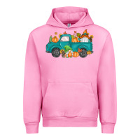 Fuchsia Pink fall gnomes truck Urban Hoodie - MaliasSmallBusiness