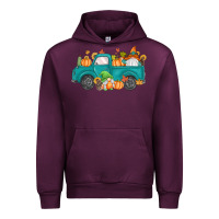 Mauve Wine fall gnomes truck Urban Hoodie - MaliasSmallBusiness