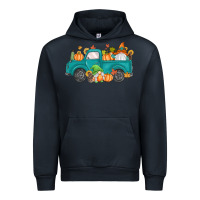 Navy fall gnomes truck Urban Hoodie - MaliasSmallBusiness